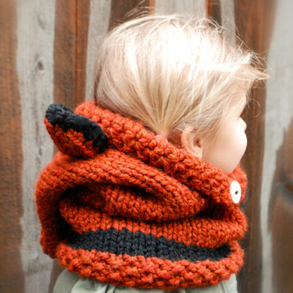 Passe-montagne enfant chat orange – Image 3