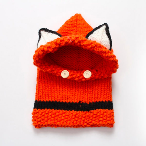 Passe-montagne enfant chat orange – Image 4