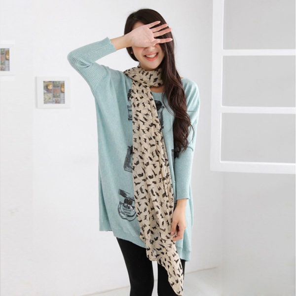 Foulard motif chat – Image 3