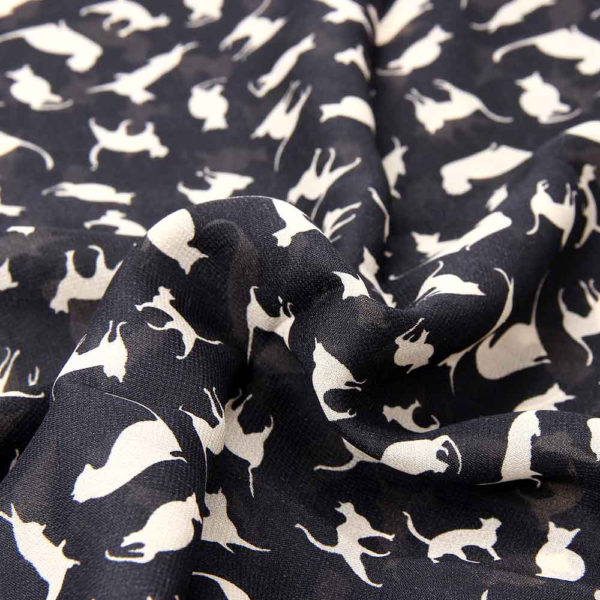 Foulard motif chat – Image 4
