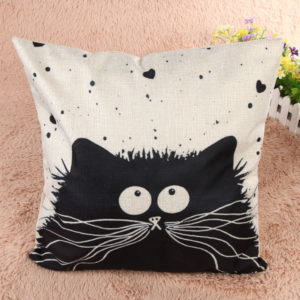 Housse de coussin Gribouille
