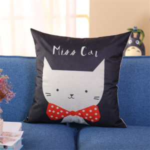 Housse de coussin Miss Cat