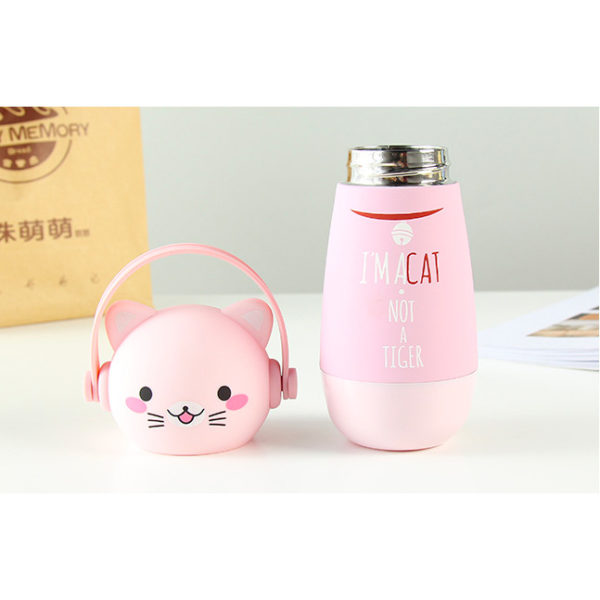 Bouteille isotherme en forme de chat – Image 4