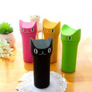 Mug isotherme tête de chat