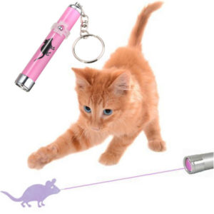 Pointeur laser pour chat en forme de souris