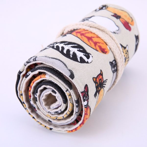 Rangement crayons et maquillage beige – Image 3