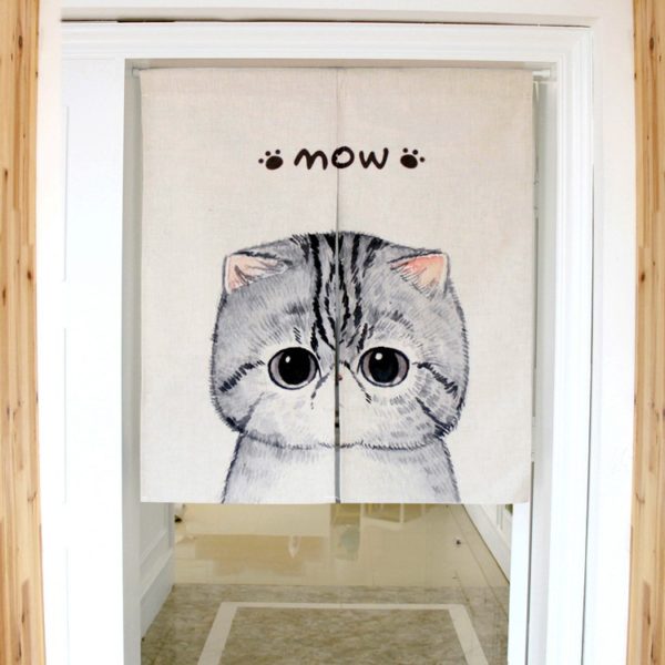 Panneau japonais chat mignon