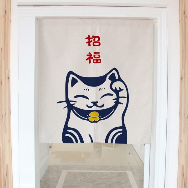 Panneau japonais chat porte-bonheur