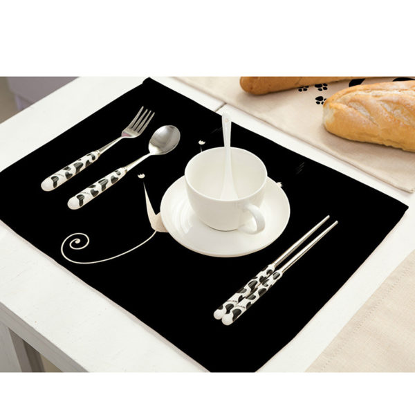 Set de table chat accroché – Image 2