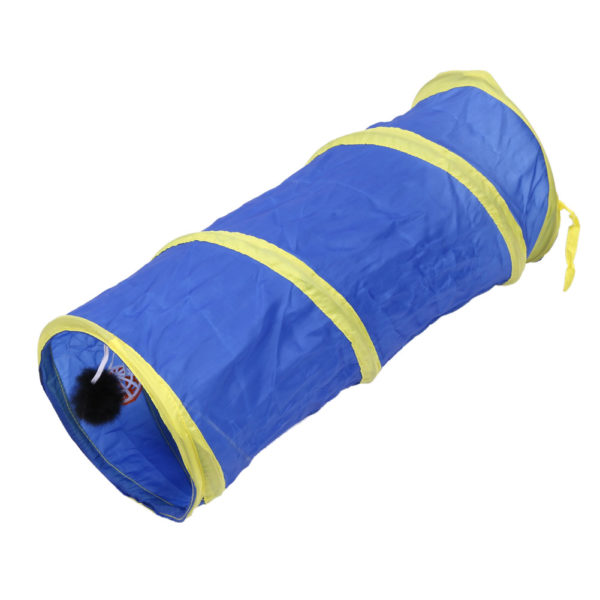 Tunnel pour chat avec jouets – Image 3
