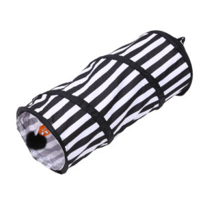 Tunnel pour chat avec jouets