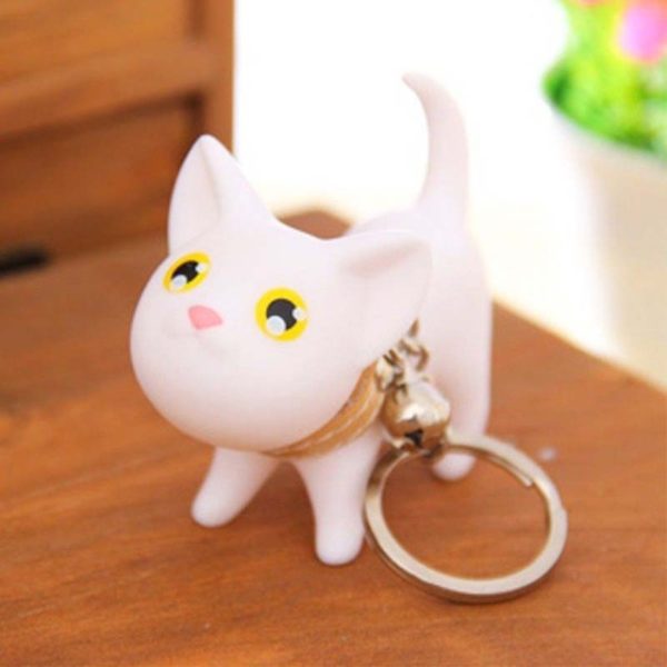 Porte-clés chat grelot - lot de 5 – Image 6