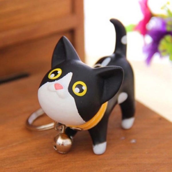 Porte-clés chat grelot - lot de 5 – Image 4