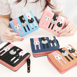 Porte-monnaie 3 petits chats