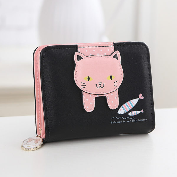 Porte-monnaie chat et poissons – Image 5