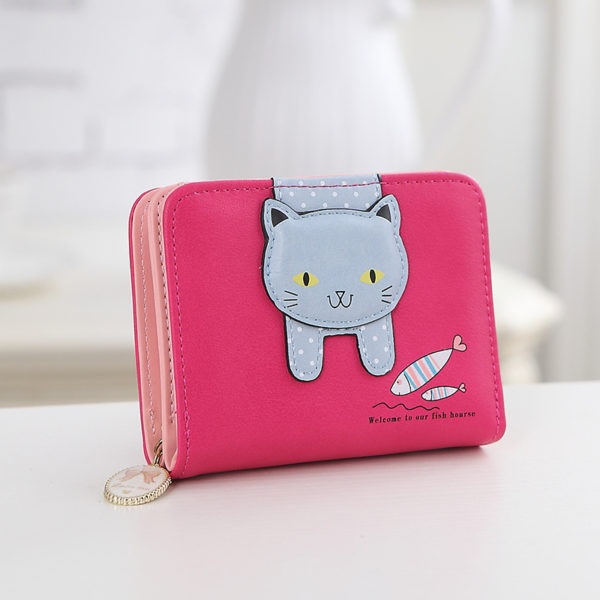 Porte-monnaie chat et poissons – Image 4