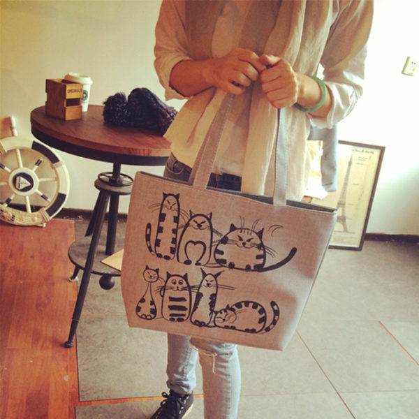 Sac cabas chats – Image 2
