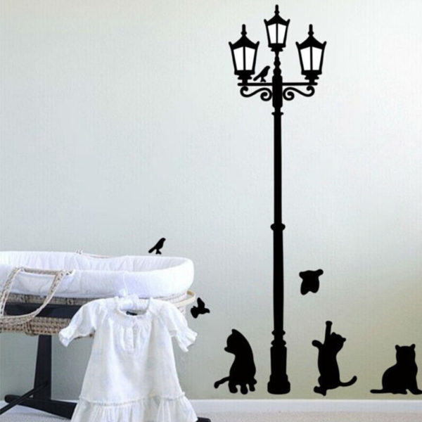 Set stickers chats et lampadaire – Image 3