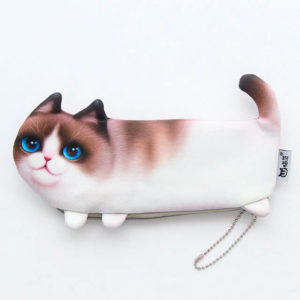Trousse en forme de chat